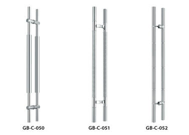 Chine Le tube d'acier inoxydable de forme de H traite la conception à la mode pour des portes en verre de bureau fournisseur